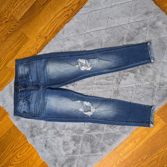 Kancan Distressed Skinny Jeans, Junior Women's Size 7, Great Condition - Picture 1 of 11